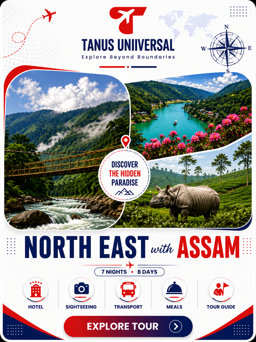North East with Assam